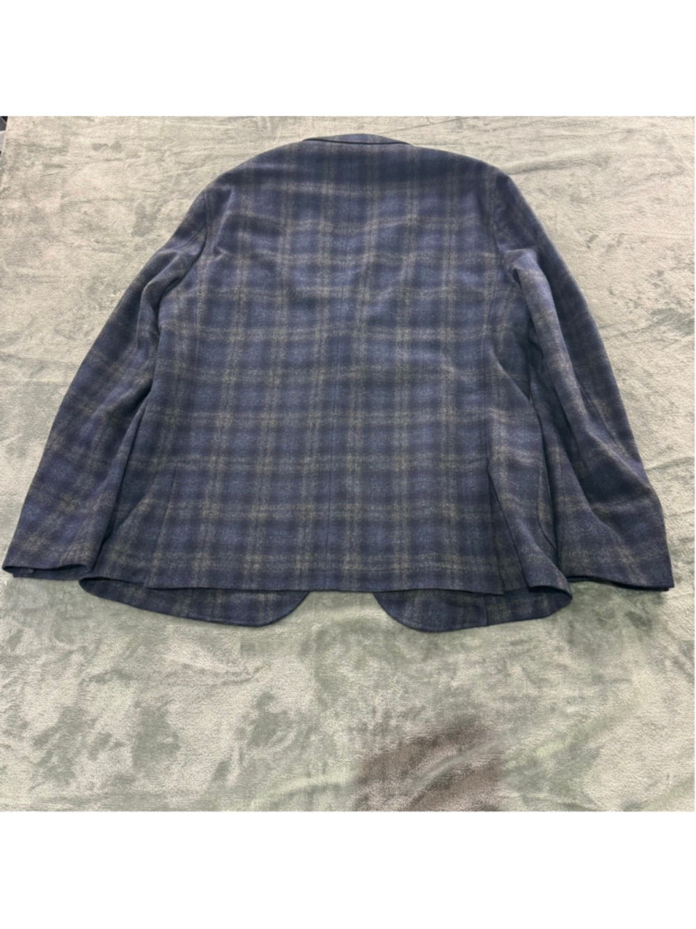 Patrick Assaraf Blazer Men 56R Wool Cashmere Plaid Sport Coat Quiet Luxury Italy - Picture 16 of 16